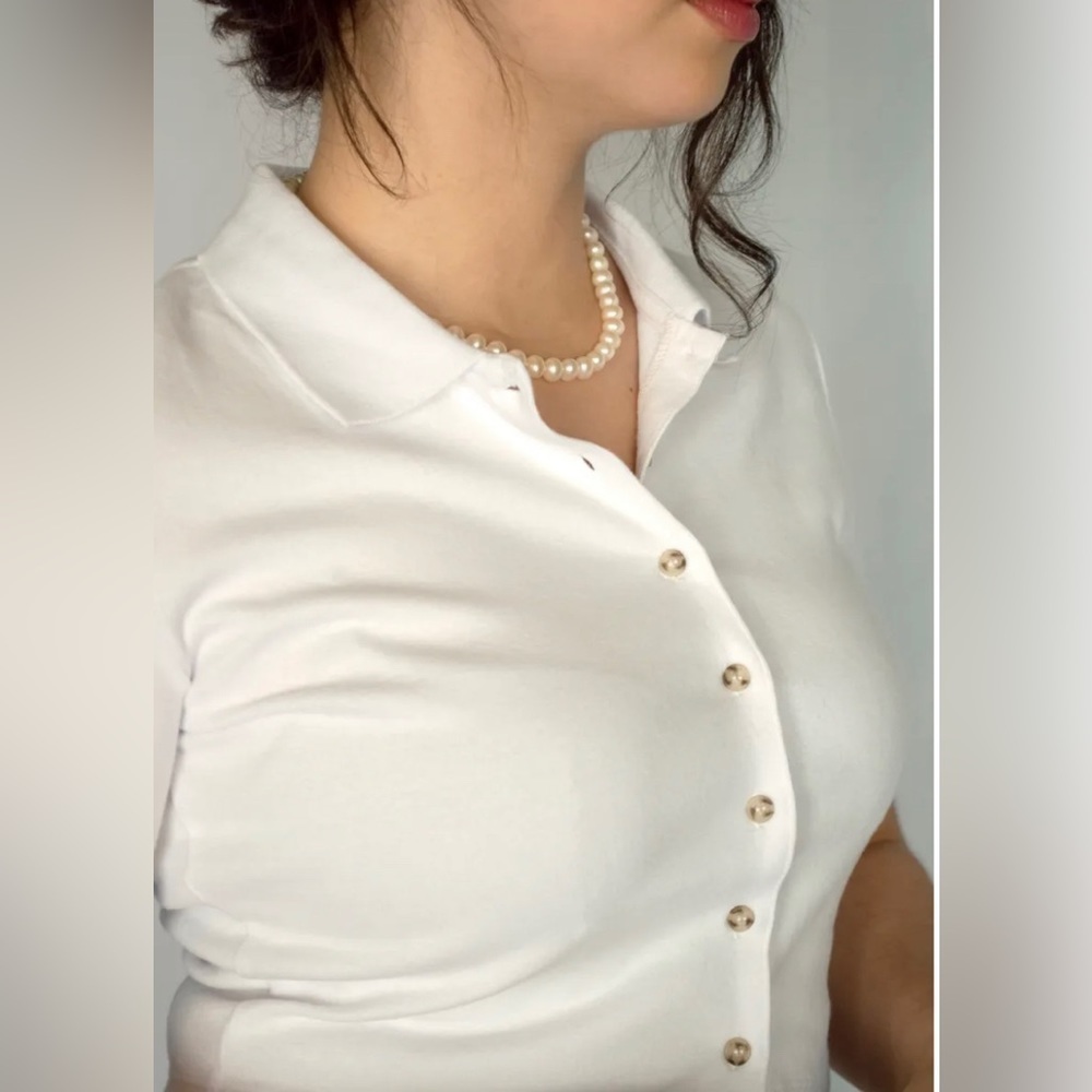 WHITE button-down